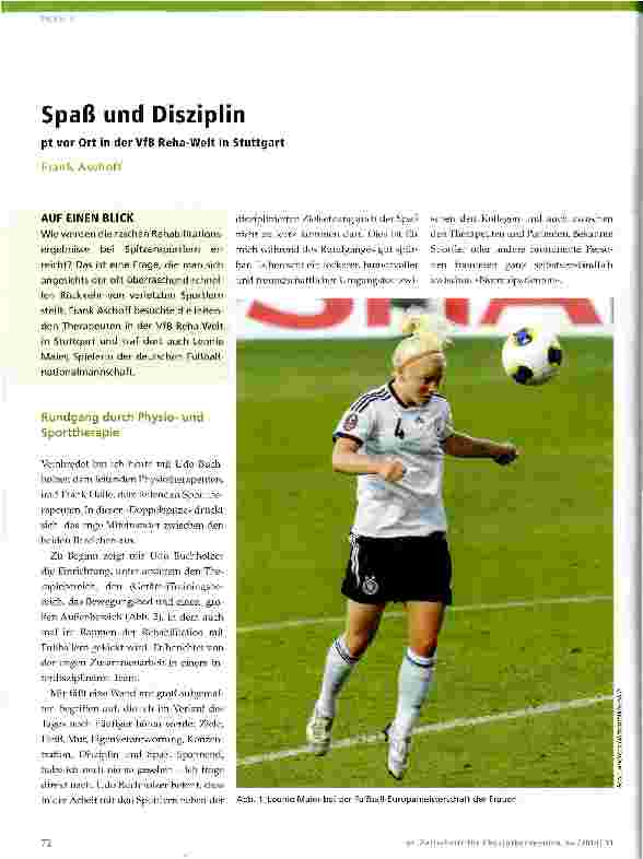 Vorschauseite 1: Spaß und Disziplin
