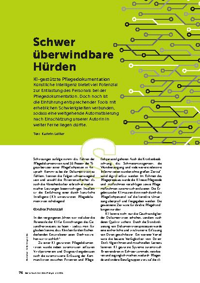 Vorschauseite 1: Schwer überwindbare Hürden