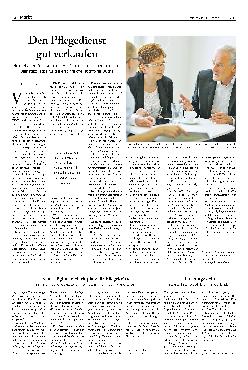 Vorschauseite 1: Den Pflegedienst gut verkaufen