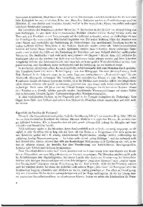 Vorschauseite 3: Das Menschenbild der Schulmedizin und der Naturheilkunde