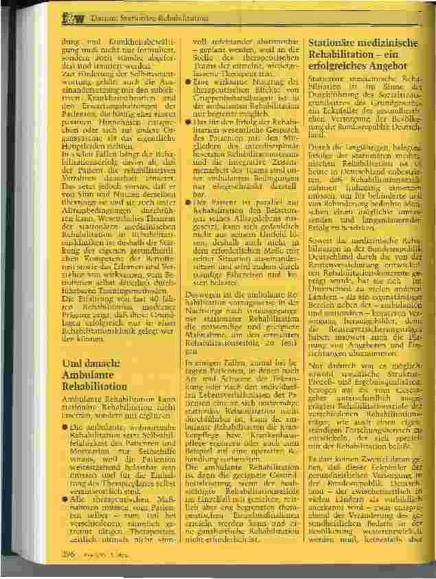 Vorschauseite 4: Darum: Stationäre Rehabilitation