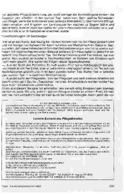 Vorschauseite 2: Helfen wollen und sparen müssen - Einschränkungen im Personalund Sachbudget und deren Auswirkungen