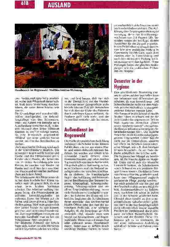 Vorschauseite 5: Zwischen Kokosnüssen und Bananen Krankenpflegeausbildung auf den Seychellen