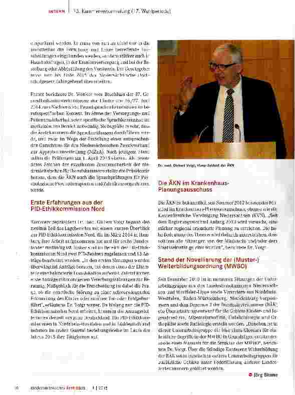 Vorschauseite 3: „Freiberuflichkeit ist ein Garant für die Diagnose-und Therapiefreiheit!