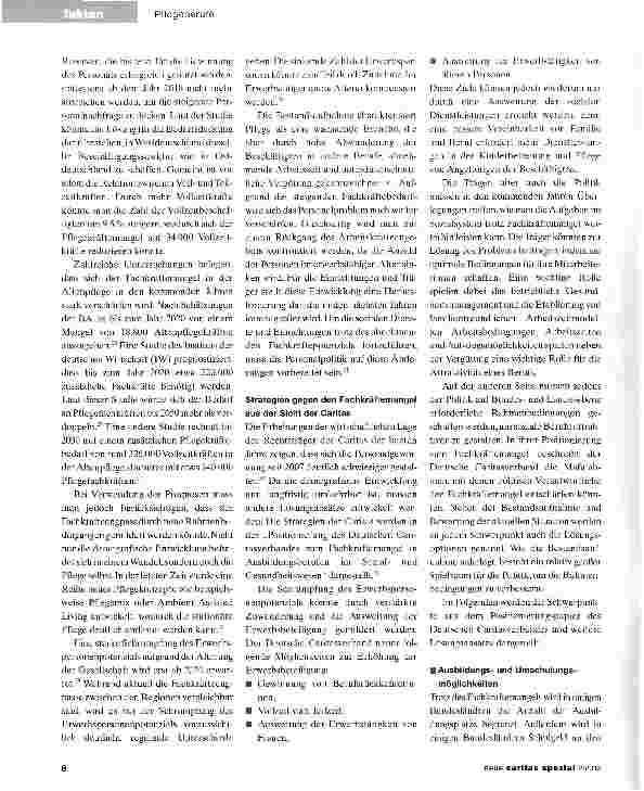 Vorschauseite 5: II. Arbeitsmarkt der sozialen Berufe - Fakten und Hintergründe