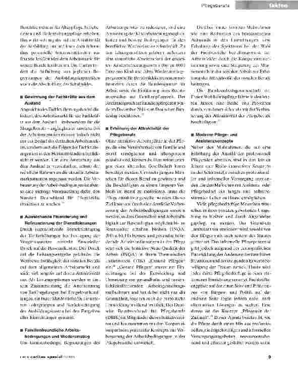 Vorschauseite 6: II. Arbeitsmarkt der sozialen Berufe - Fakten und Hintergründe