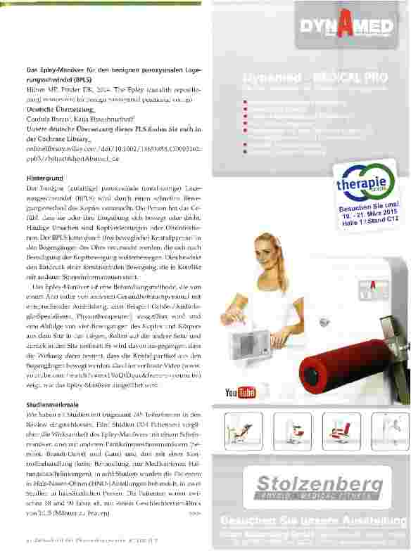 Vorschauseite 3: Cochrane-Update 2 2015