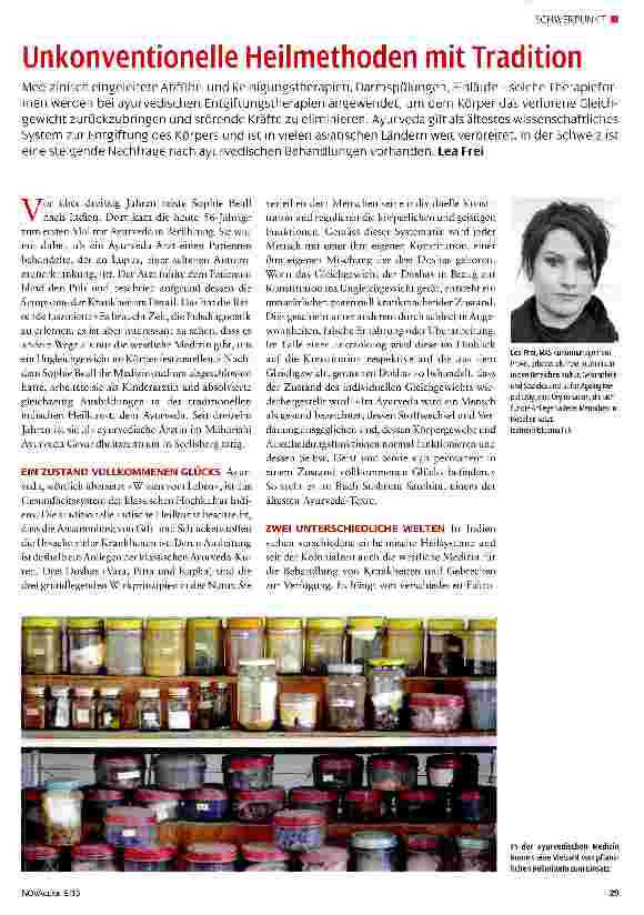 Vorschauseite 1: Unkonventionelle Heilmethoden mit Tradition