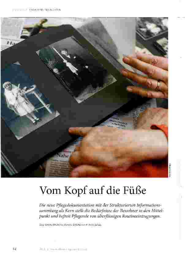 Vorschauseite 1: Vom Kopf auf die Füße