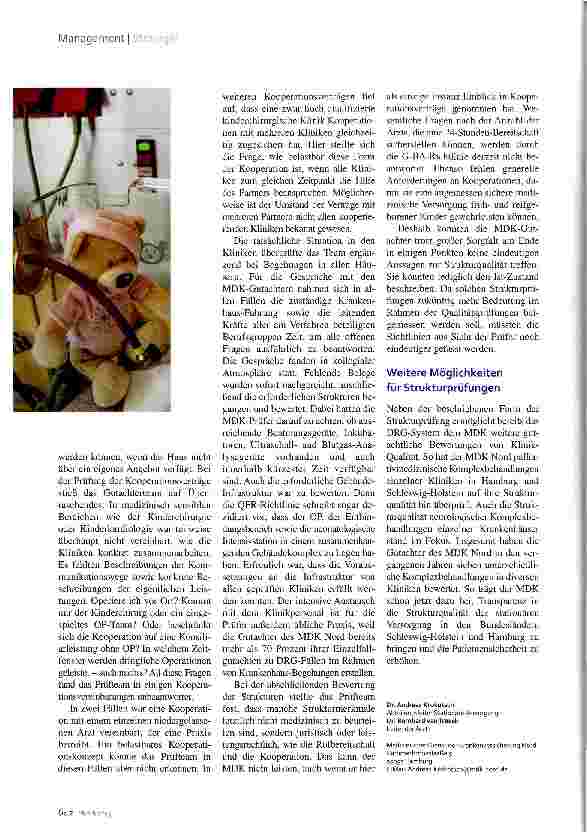 Vorschauseite 3: Qualitätssicherung aus Sicht eines MDK (Erster) Aufschlag für den Patientenschutz