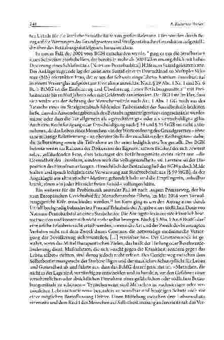 Vorschauseite 5: Ärztlich assistierter Suizid in Deutschland de lege lata und de lege ferenda