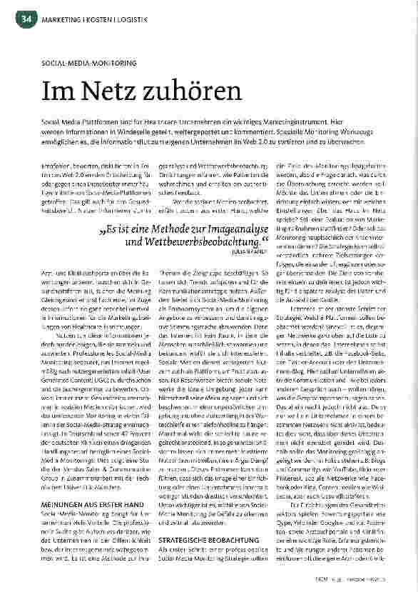Vorschauseite 1: Im Netz zuhören