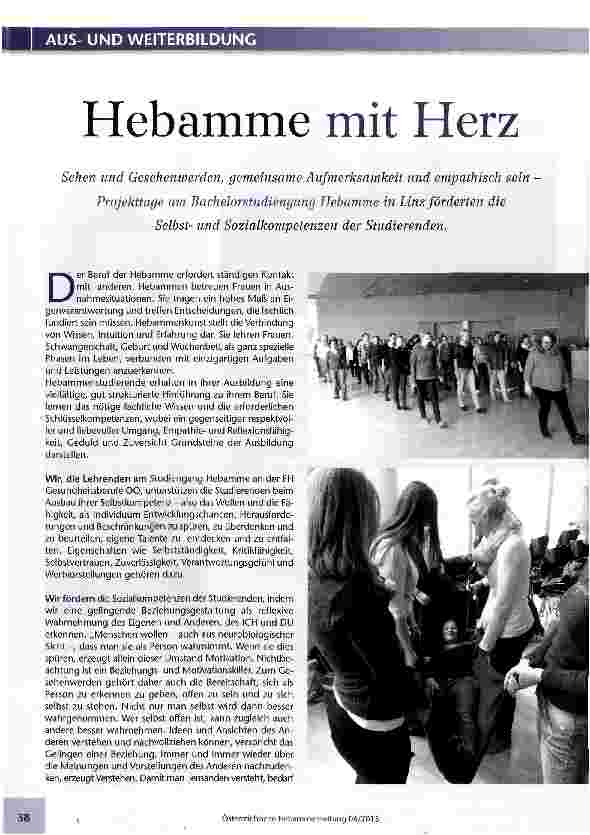 Vorschauseite 1: Hebamme mit Herz