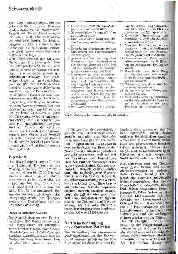 Vorschauseite 2: Behandlungskonzept der Flensburger Klinikdialyse