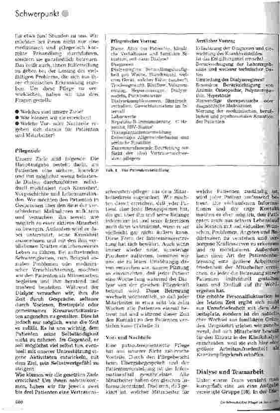 Vorschauseite 4: Behandlungskonzept der Flensburger Klinikdialyse