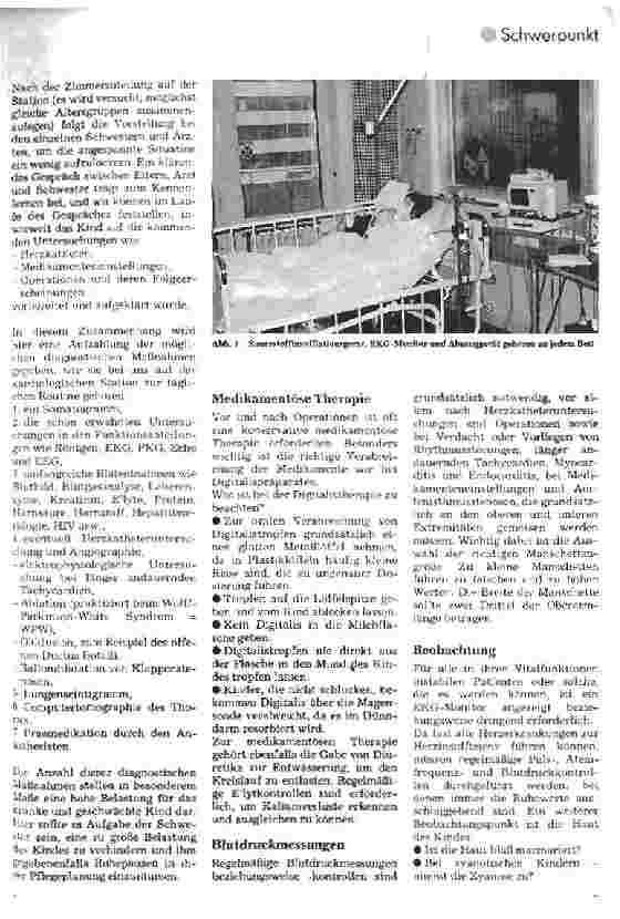 Vorschauseite 2: Die Pflege des herzkranken Kindes