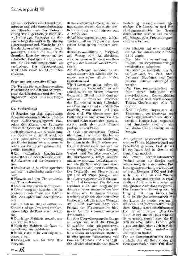 Vorschauseite 4: Die Pflege des herzkranken Kindes