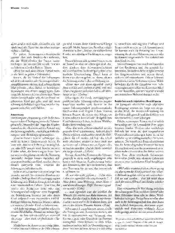 Vorschauseite 3: Erleben und Bedeutung von subjektivem Wohlbefinden in der Schwangerschaft