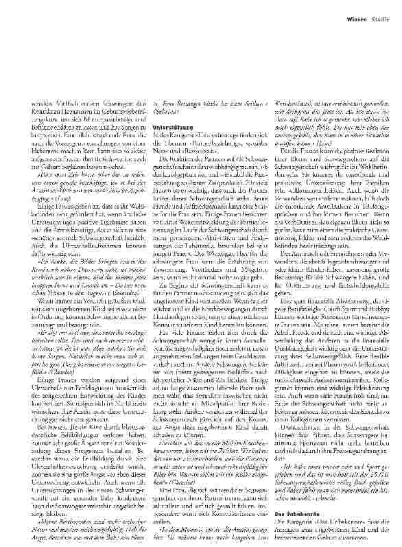 Vorschauseite 4: Erleben und Bedeutung von subjektivem Wohlbefinden in der Schwangerschaft