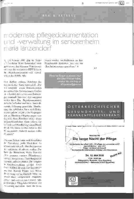 Vorschauseite 4: implementieruns der edv-gestützten Pflegedokumentation in die praxis