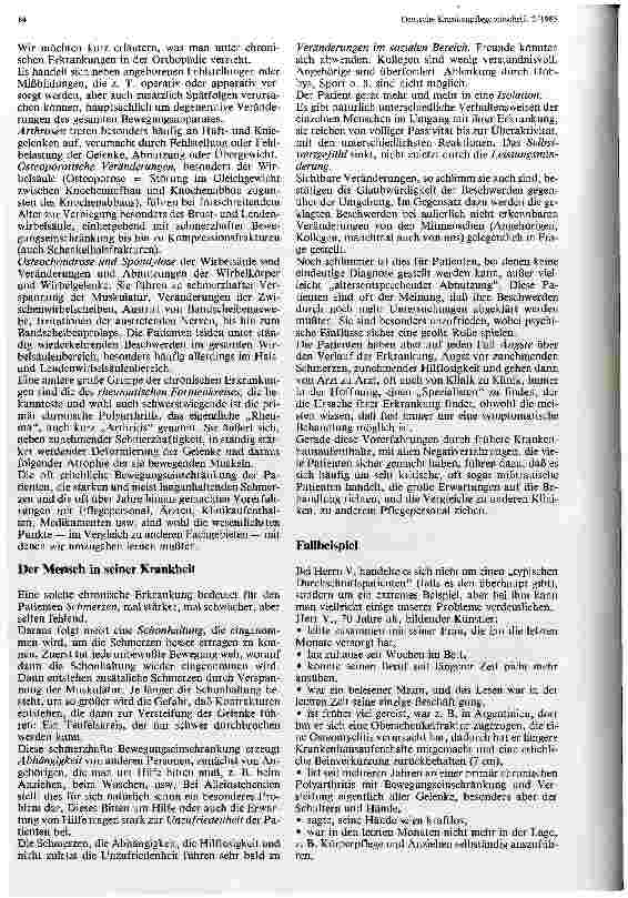 Vorschauseite 2: Pflege bei chronischen orthopädischen Erkrankungen Hilfe geben - Selbständigkeit fördern