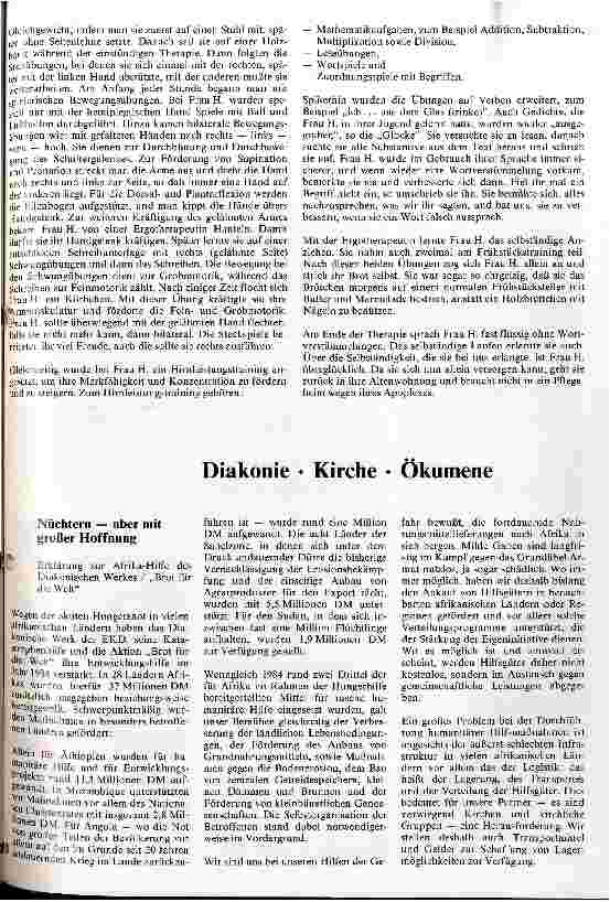 Vorschauseite 3: Die Bedeutung der Rehabilitation für den Bereich Altenheim/Pflegeheim und Altenwohnung