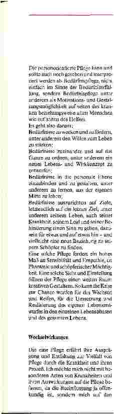 Vorschauseite 3: Vielfalt in der Einheit Die ein Pflege und die vielen Pflegen