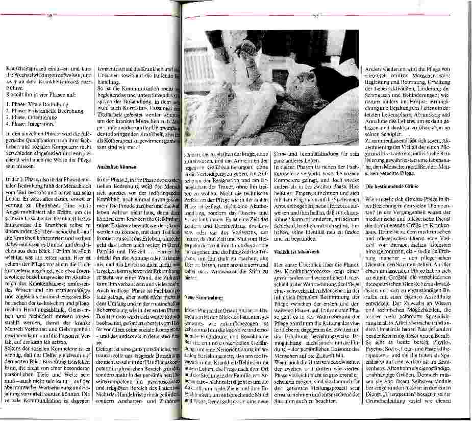 Vorschauseite 4: Vielfalt in der Einheit Die ein Pflege und die vielen Pflegen