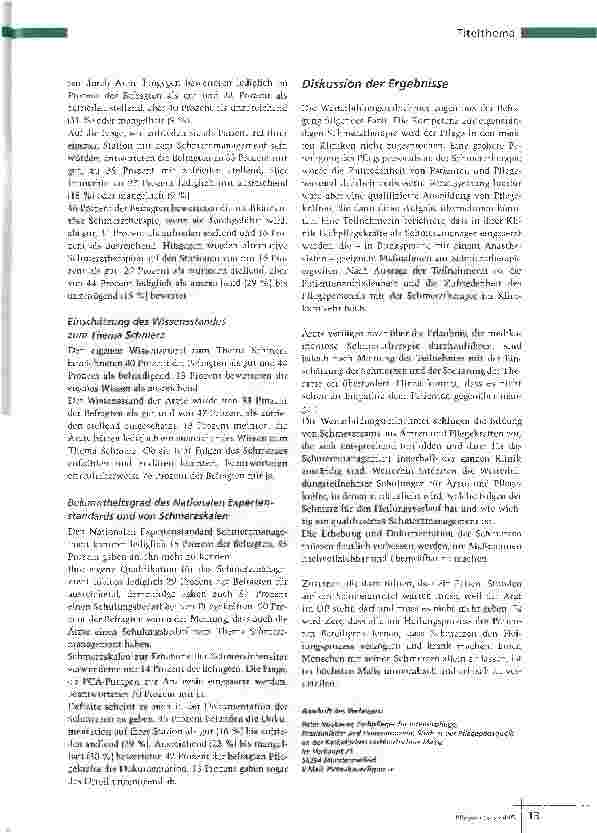 Vorschauseite 2: Noten für die Schmerztherapie