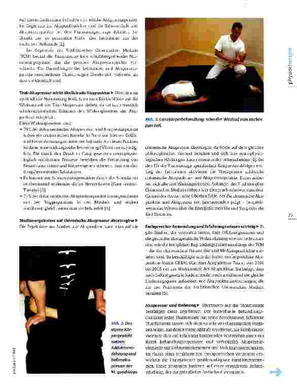 Vorschauseite 2: Traditionelle Thaimassage Therapie mit vollem Körpereinsatz
