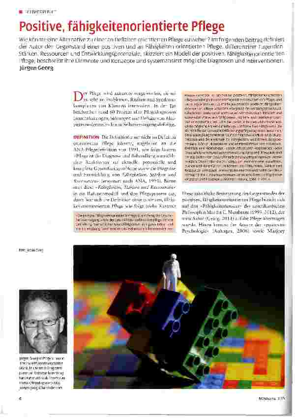 Vorschauseite 1: Positive, fähigkeitenorientierte Pflege
