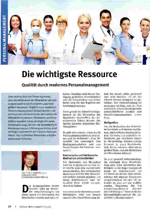 Vorschauseite 1: Die wichtigste Ressource