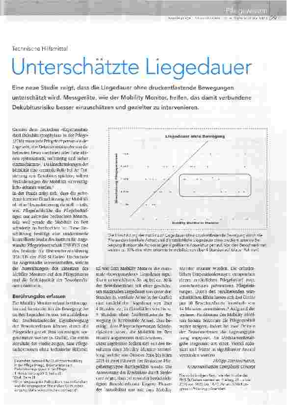 Vorschauseite 1: Unterschätzte Liegedauer