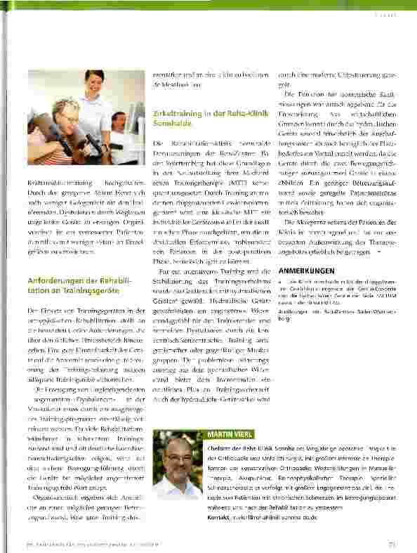 Vorschauseite 2: Aktive orthopädische Rehabilitation