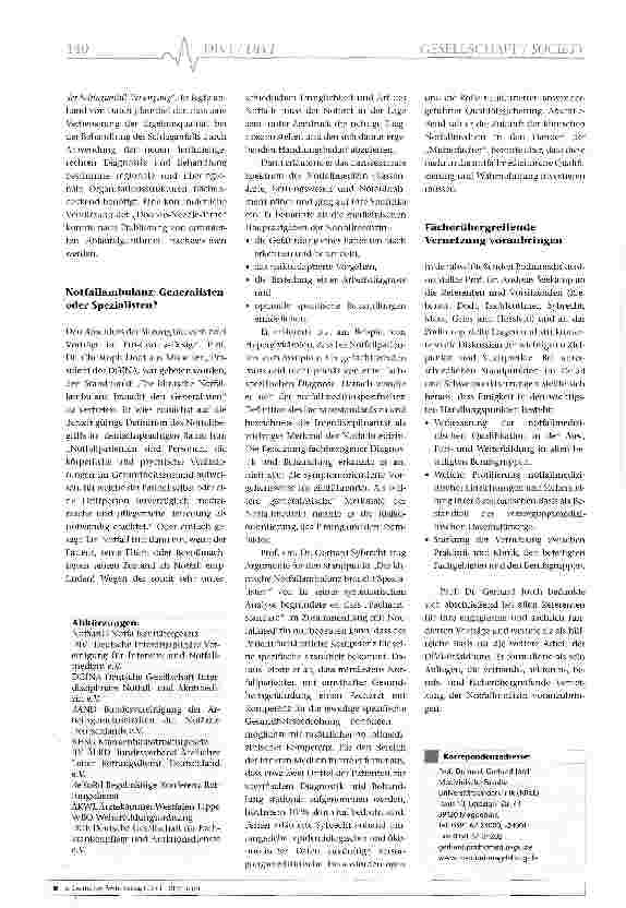 Vorschauseite 3: DIVI-Klausurtagung Notfallmedizin