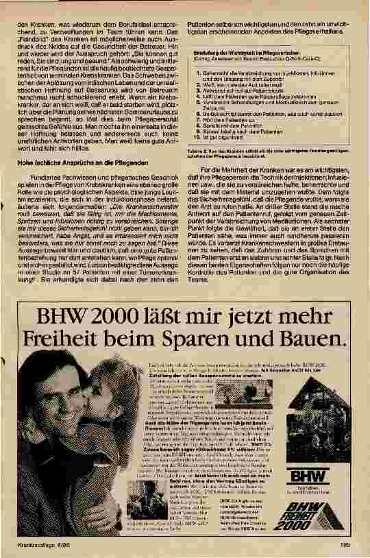 Vorschauseite 2: Die Betreuung krebskranker Menschen - eine Herausforderung für das Pflegepersonal