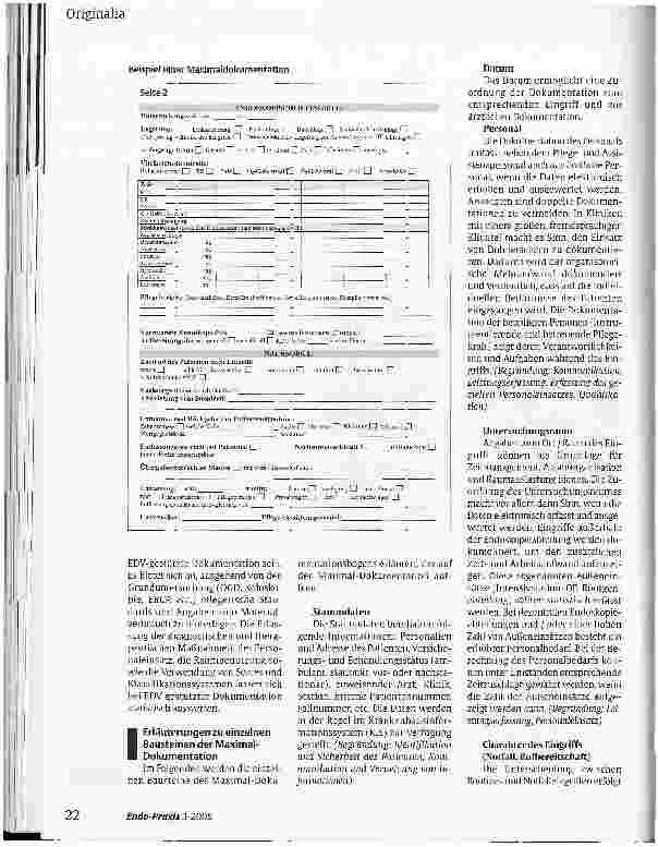 Vorschauseite 2: Pflegedokumentation in der Endoskopie (Teil 3)