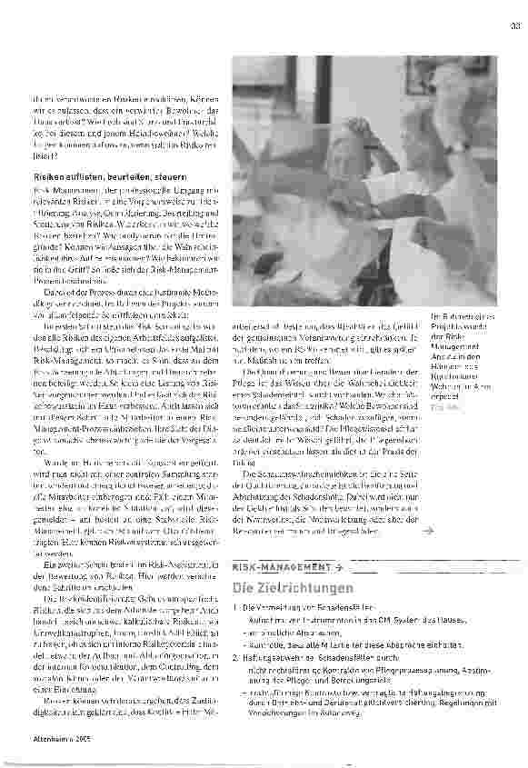 Vorschauseite 2: Risk-Management. Mit Risiken professionell umgehen
