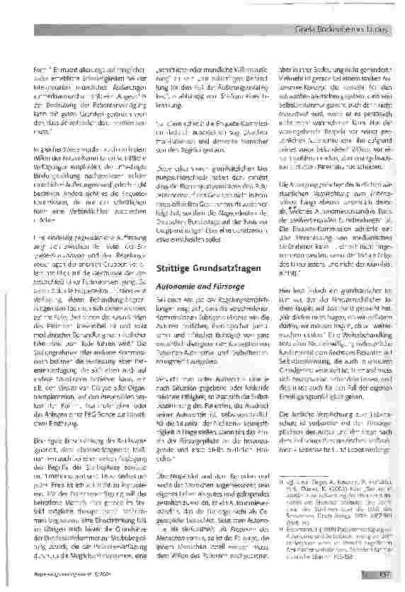 Vorschauseite 2: Umstrittene Patientenverfügung