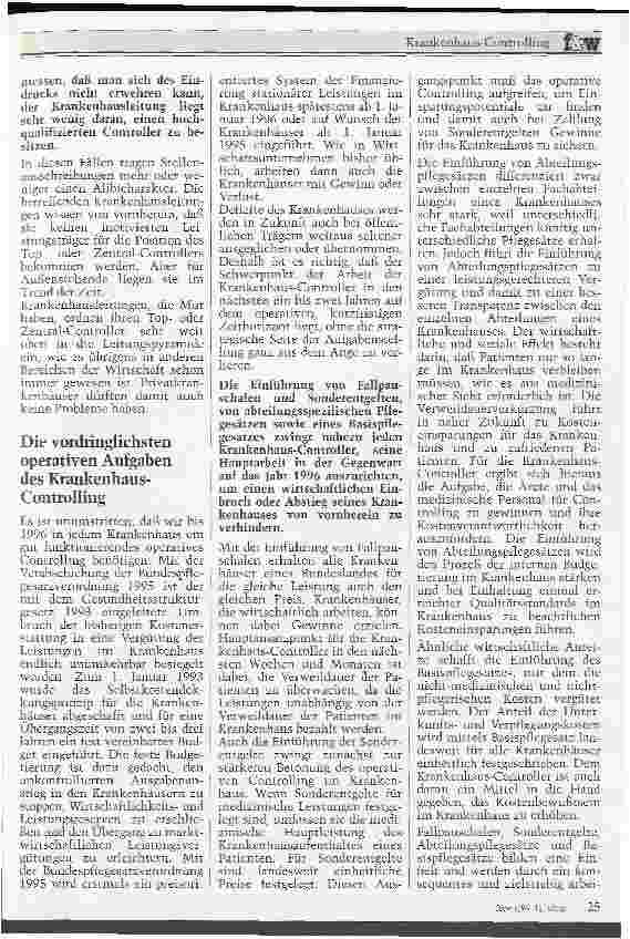 Vorschauseite 5: Krankenhauscontrolling Zwingende Notwendigkeit oder Utopie?