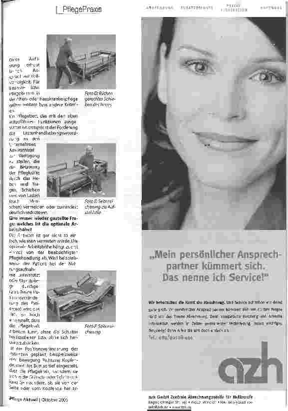Vorschauseite 4: Pflegebetten sollten vieles können
