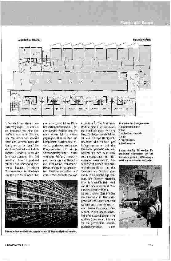 Vorschauseite 2: Bauen mit System:Vom Modul zum Seniorenheim