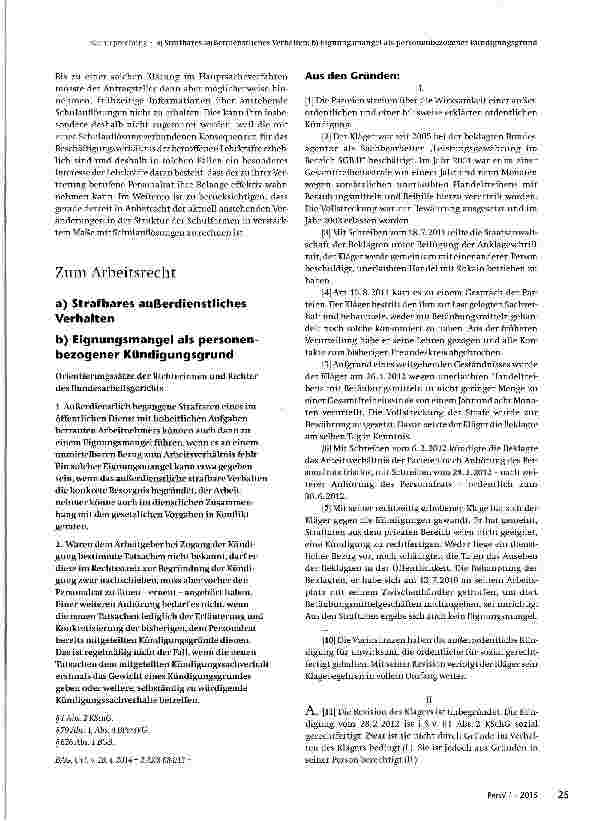 Vorschauseite 3: Informationsanspruch des Personalrates