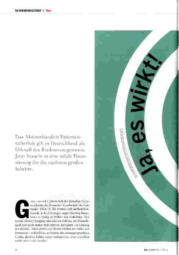 Vorschauseite 1: Ja, es wirkt!