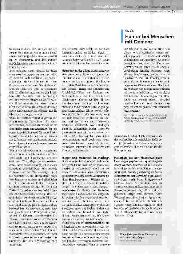 Vorschauseite 2: Einige Humorfenster gehen zu - andere gehen auf