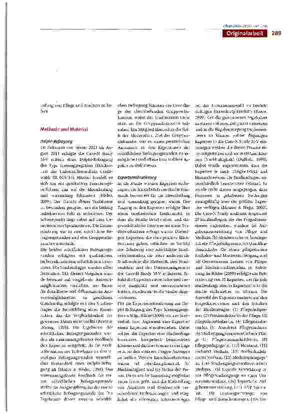 Vorschauseite 3: Erwartungen, Wünsche und Grenzen derkünftigen Aufgabenteilung von Pflege und Medizin -Ergebnisse der Care-N Study M-V