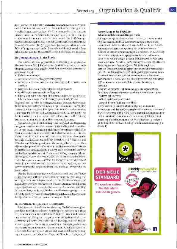 Vorschauseite 2: QM in der Freiberuflichkeit Teil 18 Einander vertreten