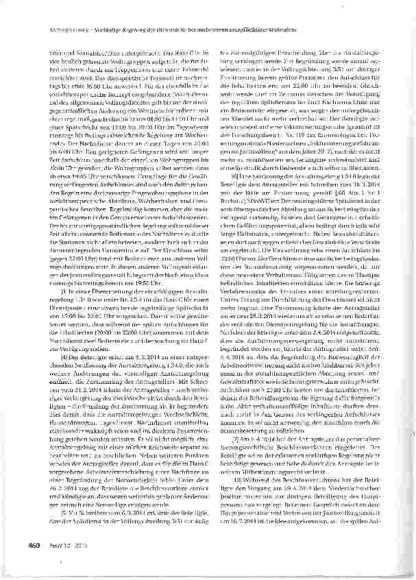 Vorschauseite 2: Vorläufige Regelung der Dienststelle, bei mitbestimmungspflichtiger Maß-nahme