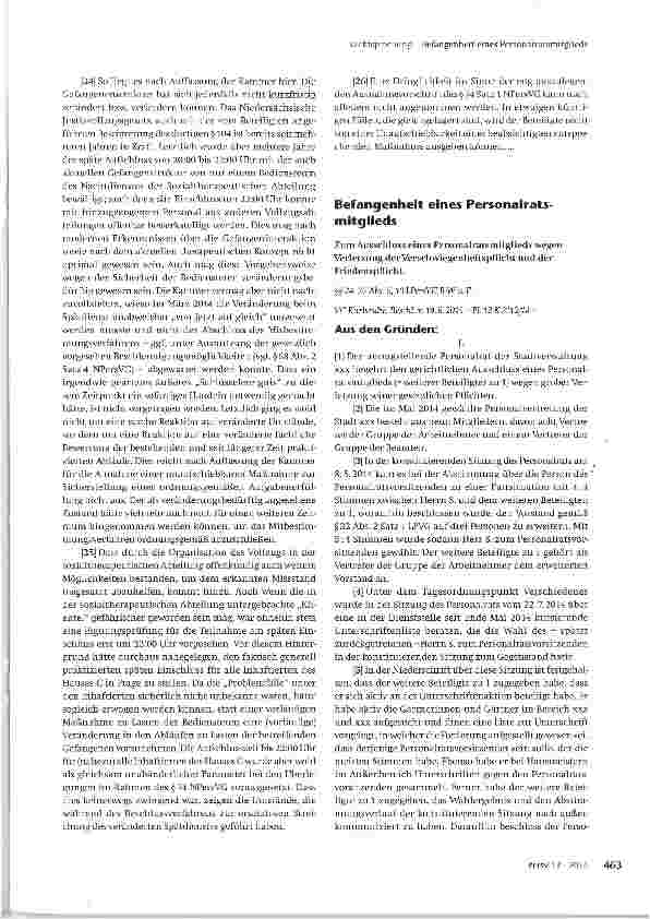 Vorschauseite 5: Vorläufige Regelung der Dienststelle, bei mitbestimmungspflichtiger Maß-nahme