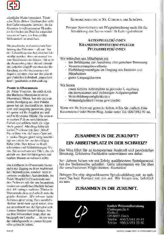 Vorschauseite 3: Tibetische Medizin - Begegnung mit einem traditionellen Heilsystem